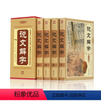 [正版] 精装说文解字 全4册 语言文字图解说文解字注部首通论许慎说文解字详解部首段玉裁注咬文嚼字中华藏书文字汉字研究