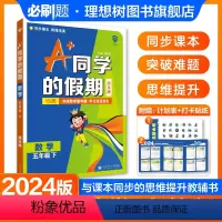 数学 人教版 五年级下 [正版]2024新版A+同学的假期 数学五年级下 周末版