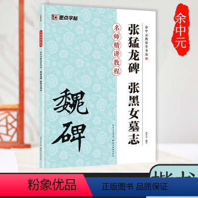 [正版]张猛龙碑字帖隶书入门教程书籍墨点毛笔字帖余中元教你学书法原碑帖技法讲解例子放大湖北美术出版社张黑女墓志隶书字帖