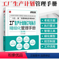 [正版]工厂生产计划制订与执行精细化管理手册 第2版 仓库团队流程沟通类书籍工厂生产成本计划管理与控制方面的书企业工作