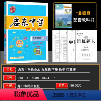 数学 九年级下 [正版]启东中学作业本九年级下册数学苏科苏教版初三九年级下册下册数学江苏版苏科版初三9下 启东课时作业本