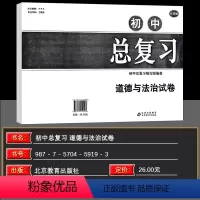 思想政治 初中通用 [正版]2024新版 天津专版 初中总复习政治 思想品德 活页卷2016--2020年天津试卷