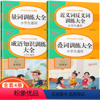 小学词语积累大全[全4册] 小学通用 [正版]词语积累大全训练题书量词叠词知识手册全套4本小学生语文aabb重叠词语ab