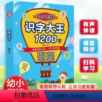 识字大王1200字 [正版]会说话的识字大王1200字点读发声书 幼儿认字有声书学前趣味识字神器幼小衔接一年级上册拼音启