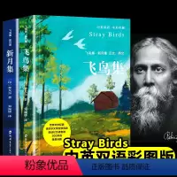 飞鸟集+新月集 [正版]中英双语飞鸟集+新月集2本 泰戈尔著生如夏花诗选选集彩图典藏英汉对照青少年高中生语文课外阅读书籍