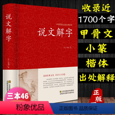 [正版]说文解字许慎著中华书局今释原文译文注释部首详解古代汉语字典古文字字典咬文嚼字细说汉字的故事画说汉字工具书全版