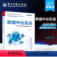 [正版] 数据中台实战:手把手教你搭建数据中台 董超华著 产品运营设计层面关于数据中台实际落地方案 数据库书籍