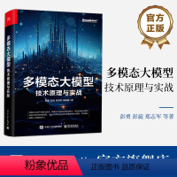 [正版] 多模态大模型 技术原理与实战 大语言模型和多模态大模型发展历史技术原理开源框架配套工具部署细则实战案例书 彭