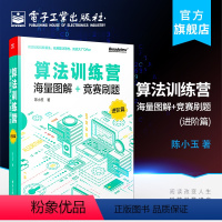 [正版] 算法训练营 海量图解+竞赛刷题 进阶篇 常用数据结构与算法数据结构动态规划算法规划优化技巧 网络流算法书籍