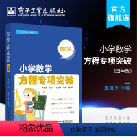 [正版] 小学数学方程专项突破 四年级 小学四年级年级方程知识拓展与概念梳理 算术解题方法图书籍 小学数学辅导书