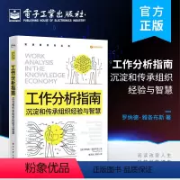 [正版] 工作分析指南:沉淀和传承组织经验与智慧 工作分析在人力资源开发中的应用 角色职能流程 电子工业出版社