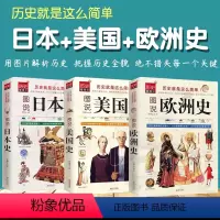 [正版]3册图说欧洲史美国史日本史全球通史世界通史罗马帝国衰亡史罗马人的故事世界史的故事极简欧洲史旧制度与大革命美国人