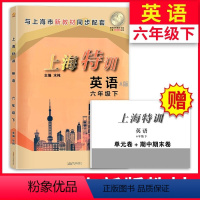 [正版]上海特训 英语 六年级下册6年级第二学期英语 初中沪教版配套同步辅导初中知识点归纳基础强化训练单元卷期中期末测