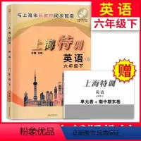 [正版]上海特训 英语 六年级下册6年级第二学期英语 初中沪教版配套同步辅导初中知识点归纳基础强化训练单元卷期中期末测