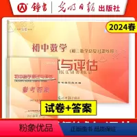 初中数学测试与评估+答案(2册) 九年级/初中三年级 [正版]2023-2024年 初中数学测试与评估试卷子+答案 全新