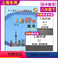 [正版]上海特训 数学八年级下册8年级第二学期初二数学沪教版配套同步辅导初中 知识点归纳基础强化训练习题单元卷期中期末