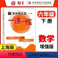 [正版]华东师大版一课一练 数学 六年级下册6年级第二学期数学增强版 华师大一课一练 上海沪教版同步课后训练习册 小学