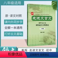 语文 [正版]走进文言文 八年级8年级 初中文言文课外阅读与训练精选 杨振中 初二语文课外文言文阅读教辅 上海远东出版社