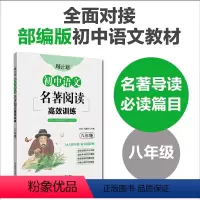 语文 [正版]周计划 初中语文名著阅读高效训练 八年级红星照耀中国昆虫记傅雷家书钢铁是怎么炼成的 国内外初二8年级 全国