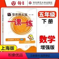 [正版]华东师大版一课一练 数学 五年级下册5年级第二学期数学增强版 华师大一课一练 上海沪教牛津版同步课后训练习 小