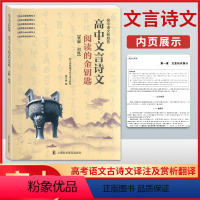 高中文言诗文阅读的金钥匙 共2册(含详解答案) [正版]高中文言诗文阅读的金钥匙 表解 训练 高中语文新趋势 高一二三高