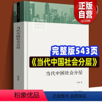 [正版] 中国社会学经典文库 当代中国社会分层 生活书店出版 作者李强教授 中国当代社会学 变化理论报告论文 通俗易懂