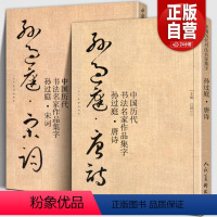 [正版]大尺寸全套2册 孙过庭集字 唐诗+宋词 中国历代名家书法碑帖千字文放大临摹字帖教程毛笔草书孙过庭书谱集字古诗词