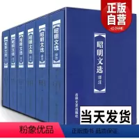 [正版]精装函盒版 昭明文选译注(六册)6册周代至六朝梁代七百余篇赋骈文题解原文注释译文言文总集中国古典文学作品集
