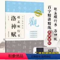 [正版]视频版 赵孟頫行书洛神赋 百字精讲精练王丙申 毛笔书法字帖原碑原帖单字行楷放大技法解析入门教程 集字创作时时可