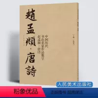 [正版]中国历代书法名家作品集字赵孟頫唐诗大尺寸8开江锦世繁体简体对照毛笔临帖集字古诗词行书书法字帖楷