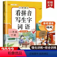 看拼音写生字 一年级下册 [正版]老师看拼音写词语一年级下册2022版补编人教版小学1一年级同步练习册看拼音写生字1年级