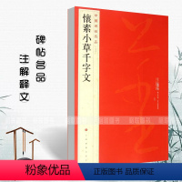 [正版]满2件减2元怀素小草千字文中国碑帖名品65 释文注释繁体旁注草书毛笔字帖碑帖唐代名家书法临摹练习法帖练字帖