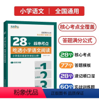 28个核心考点吃透小学语文 小学通用 [正版]28个核心考点吃透小学语文阅读一1二2三3四4五5六6年级人教版阅读理解强