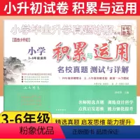 [正版]小学语文生字词语积累与运用名校真题测试与详解 百校联盟名校冲刺三四五六年级小升初总复习小学语文基础知识强化训练