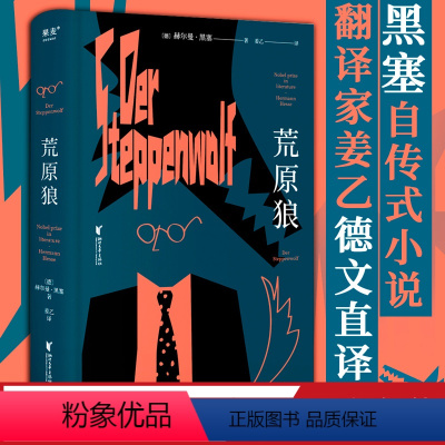 [正版]荒原狼 黑塞 神仙译者姜乙德文直译 豆瓣高分译本 诺贝尔文学奖作品 黑塞自传式小说 一部反对平庸的勇气诗篇 出