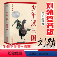 少年读三国 [正版]少年读三国 刘勃 插图版 生僻字注音 以正史为基础 讲述真实的三国历史 分辨正史和小说 易中天 学生