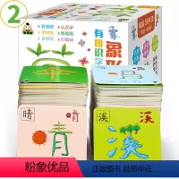 象形有图识字卡片.2 [正版]象形有图识字卡片全套2盒0-3-6岁宝宝学认汉字婴幼儿全脑记忆基础识字书幼儿园学前班幼小衔