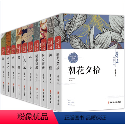 默认规格 [正版]10册鲁迅全集原著经典六七年级必阅读课外书籍 朝花夕拾狂人日记故乡呐喊野草彷徨阿Q正传孔乙己小说老舍名