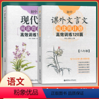 [正版] 初中课外文言文阅读周计划高效训练120篇+初中现代文阅读训练100篇 8年级/八年级 华东理工大学出版社