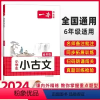 [语文]小学阅读训练100篇+小古文》(2本) 小学六年级 [正版]2024版一本小学生小古文六年级人教版小学生必背小古