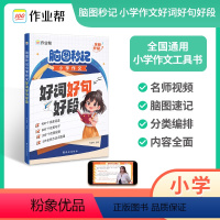 脑图秒记 小学作文好词好句好段 [正版]2024新版脑图秒记小学作文好词好句好段优美句子积累大全四五六年级修辞手法比喻拟