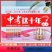 语文 [正版]2024新版中考这十年语文含详解答案 2023-2014上海中考十年试卷汇编历年真题权威精编复习上海市初中