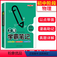 [正版]钟书金牌 上海学霸笔记 初中物理 789七八九年级初中学霸笔记物理漫画图解速查速记全彩版中考物理复习 上海大学