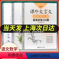 [正版]初中课外现代文阅读周计划高效训练100篇+课外文言文120篇+初中数学计算题高效训练(3本套装) 八年级/8年