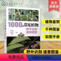 [正版]1000种常见植物野外识别速查图鉴 图解中草药大全 家庭书籍野外识别原植物鉴别图册中国常用手册 图识别与应用