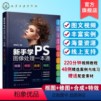 [正版]新手学PS图像处理一本通 抠图·修图·合成·特效 视频教学 Photoshopb备知识 图层操作 图形绘制 选