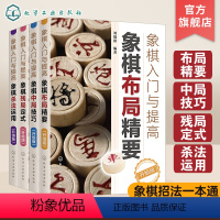 [正版] 象棋入门与提高升级版 共4册 象棋技巧杀法运用布局精要象棋残局定式破解指南 初学者棋谱基础教程 中国象棋棋谱