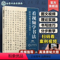 [正版]看视频学书法 欧阳询楷书书法课堂 楷书欧体书法入门视频教程 书法基础知识视频详解 中国书法初级基础入门书法书写