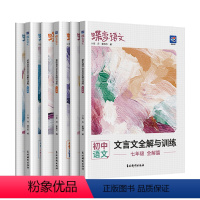 [七+八+九]文言文讲练全套 初中通用 [正版]2024新版蝶变学园初中文言文全解与训练套装 七八九年级初一二三全套赠扫