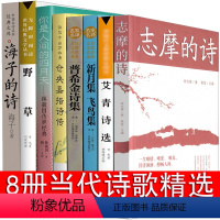 [正版]现代诗歌精选8册诗歌集经典书籍海子的诗林徽因诗集徐志摩诗爱情泰戈尔诗选艾青郭沫若普希金新月集飞鸟集再别康桥 中